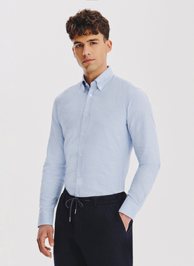 Juodi marškiniai skalikų dantų raštu