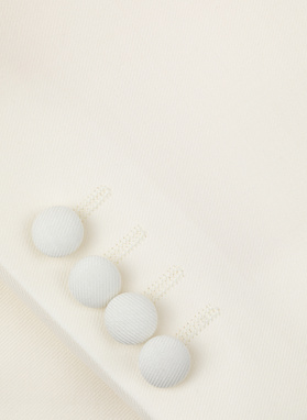 Šviesios smėlio spalvos smokingo švarkas