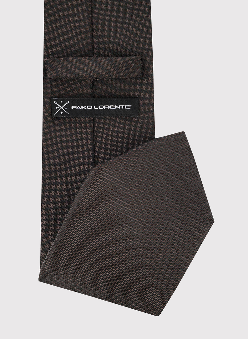 Tamsiai rudas vyriškas kaklaraištis