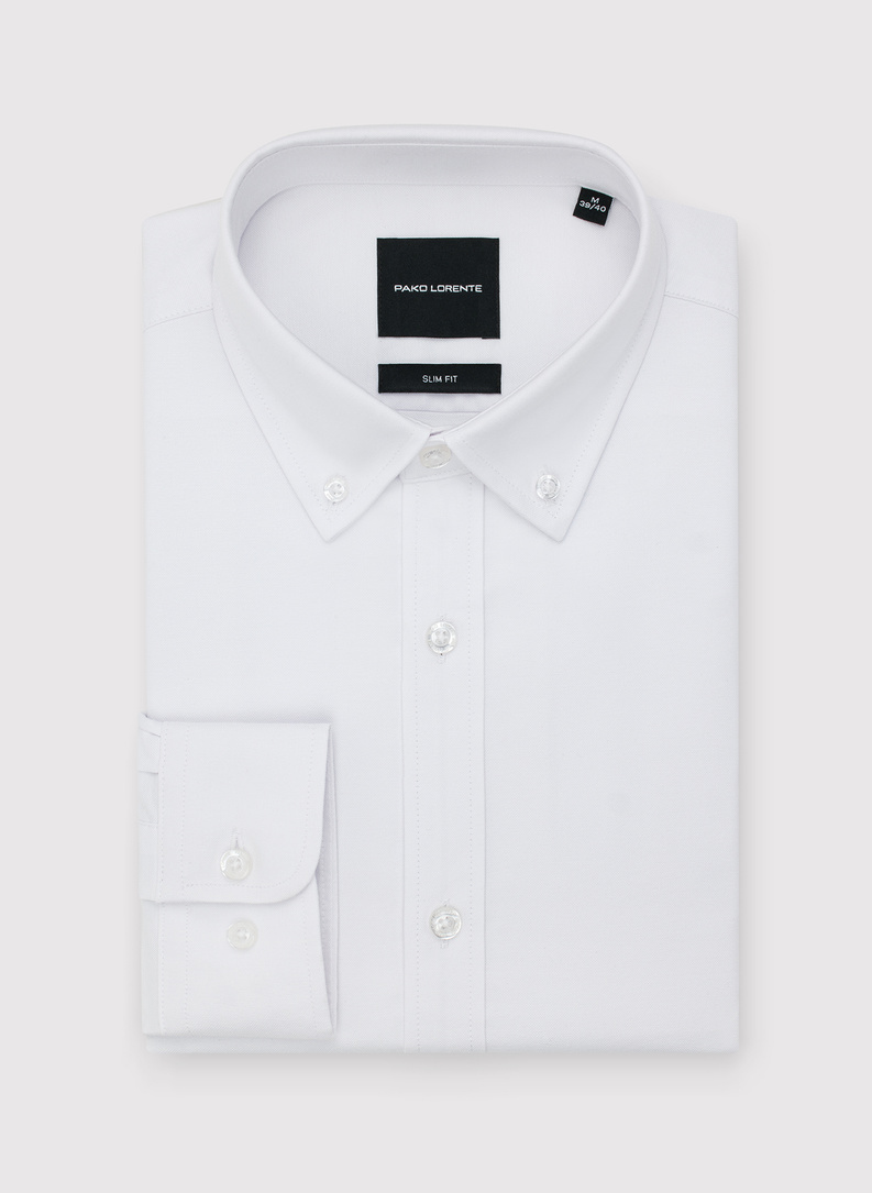 Balti vyriški marškiniai