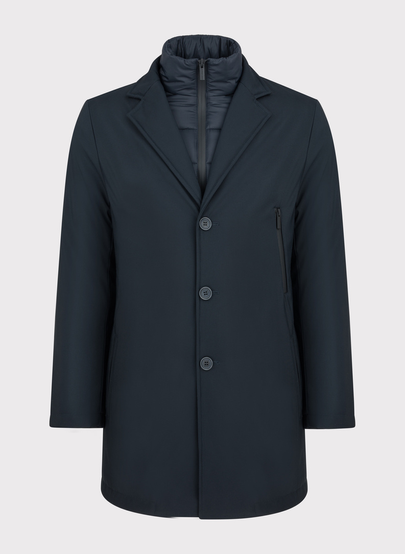 Tamsiai mėlynas vyriškas lietpaltis P22WF-7X-008-G-0