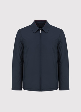 Tamsiai mėlyna vyriška striukė