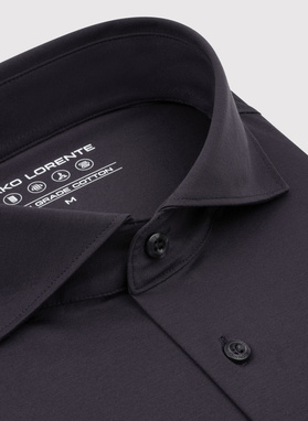 Grafito spalvos trikotažiniai marškiniai