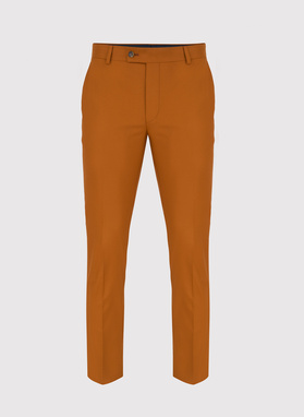 Oranžinės kostiuminės kelnės P22SF-6G-021-P-S