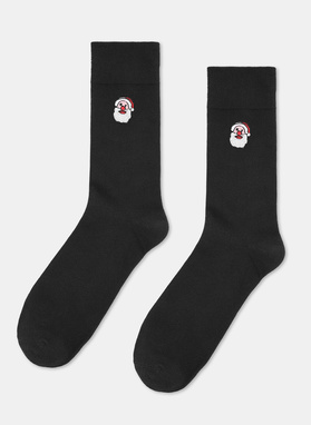 Vyriškų kojinių švenčių raštais komplektas