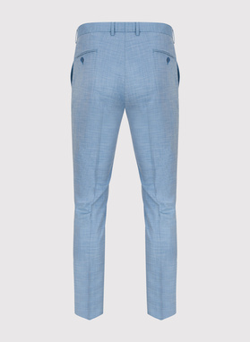 Mėlynos vyriškos kostiuminės kelnės