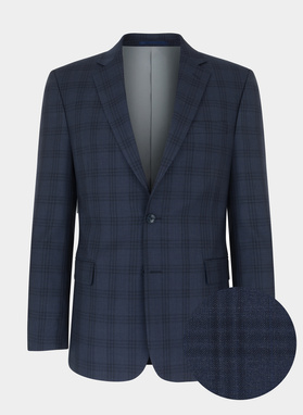 Tamsiai mėlynas kostiuminis švarkas P21WP-3G-035-G