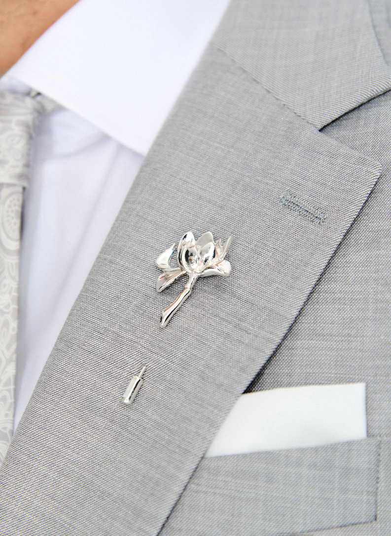 Vyriško švarko segtukas