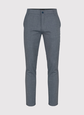 Tamsiai mėlynos vyriškos laisvalaikio kelnės