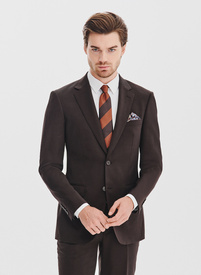 Rudas kostiuminis švarkas