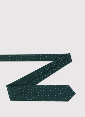 Žalias raštuotas vyriškas kaklaraištis