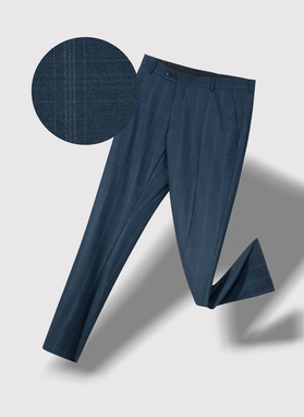 Tamsiai mėlynos kostiuminės kelnės P21WF-6G-077-G-S