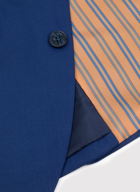 Tamsiai mėlynas kostiuminis švarkas P22SF-3G-019-G-S