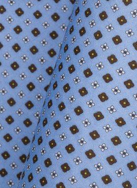 Mėlyna kišeninė nosinaitė mikroraštu