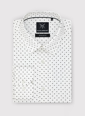 „Regular Fit“ kirpimo vyriški marškiniai smulkiu raštu