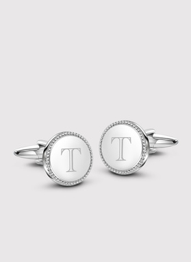 Sidabrinės rankogalių sąsagos