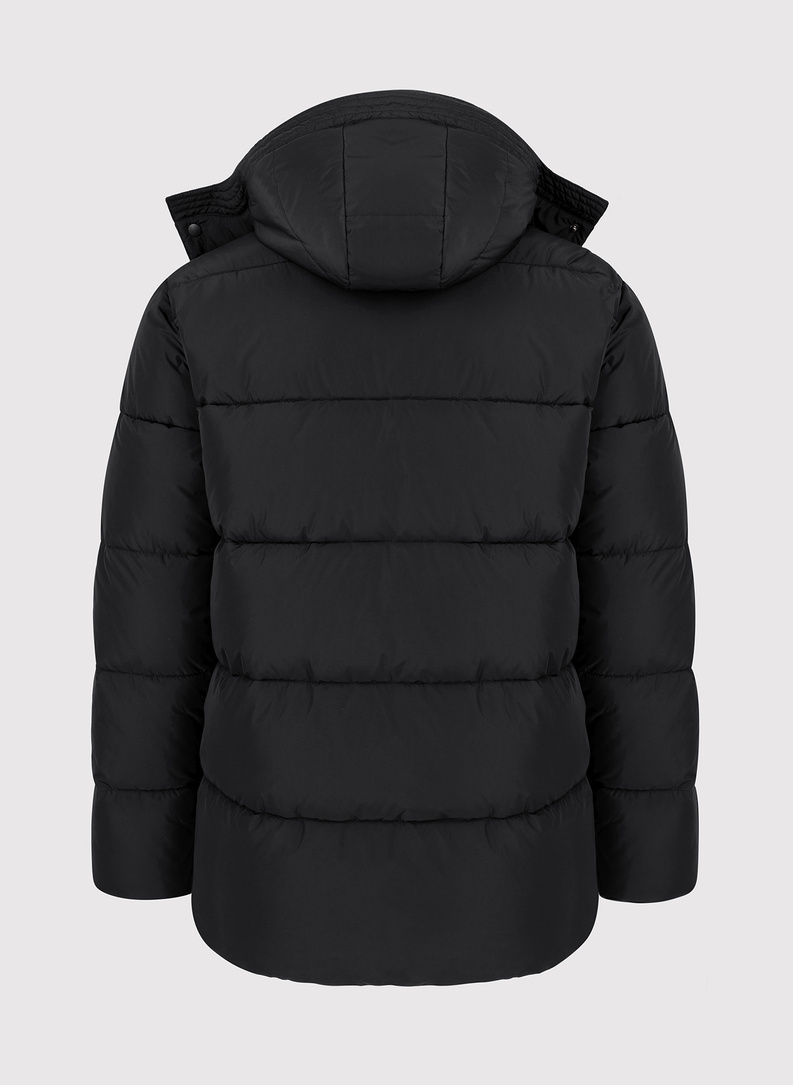 Juoda žieminė vyriška striukė