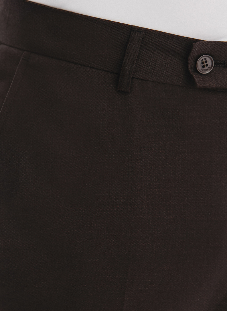 Rudos kostiuminės kelnės