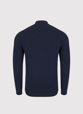 Tamsiai mėlynos spalvos vyriškas pusgolfis