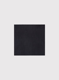 Juoda medvilninė vyriška kišeninė nosinaitė