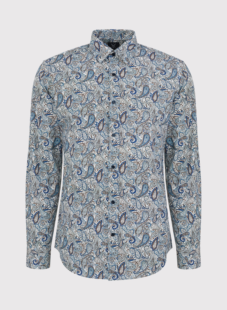 Vyriški marškiniai peislio raštu P23WN-1X-016-X-S