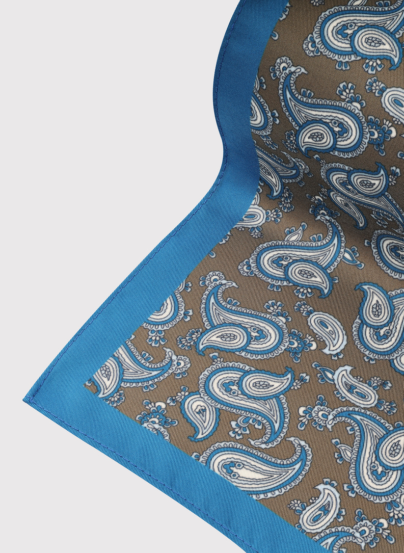 Vyriška kišeninė nosinaitė peislio raštu