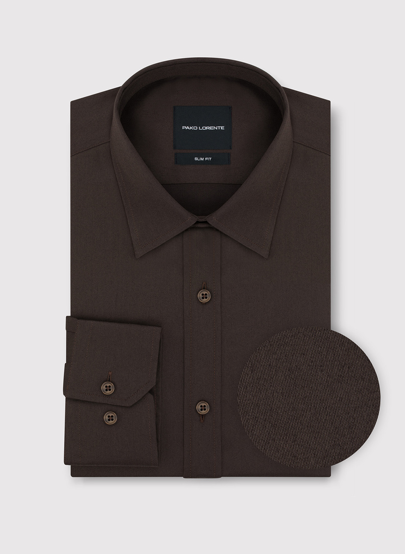 Rudi vyriški marškiniai