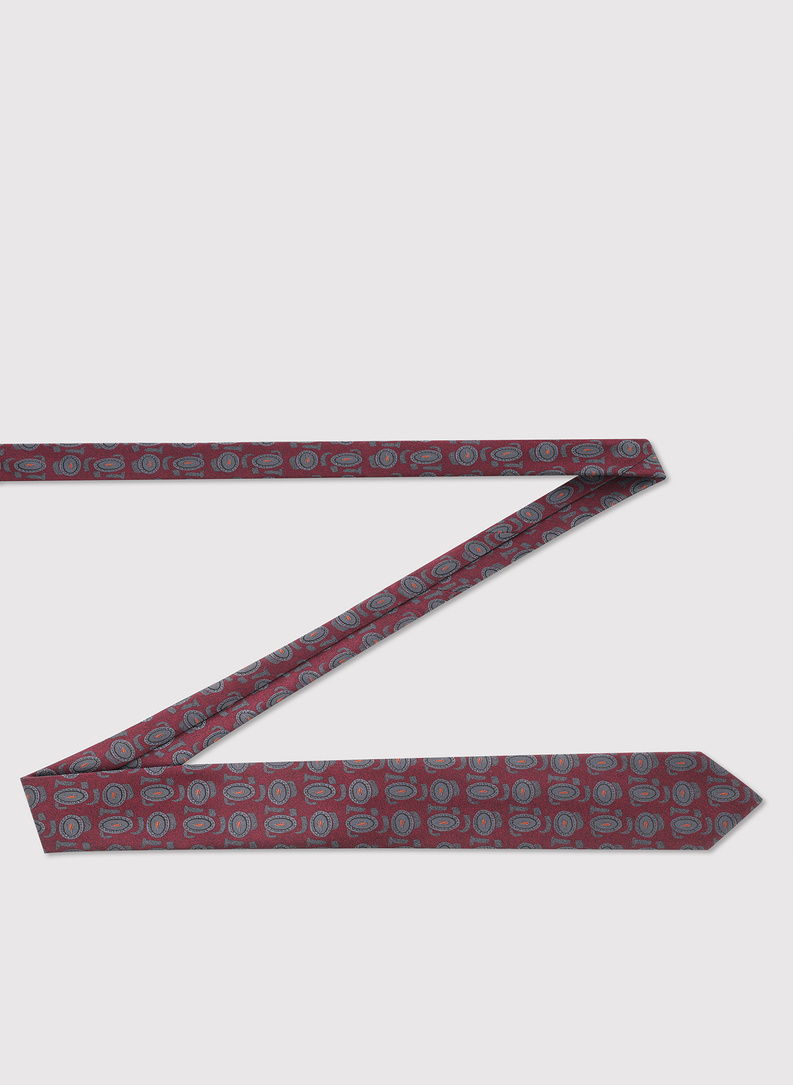 Tamsiai raudonas vyriškas kaklaraištis