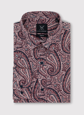 Vyšniniai vyriški marškiniai peislio raštu