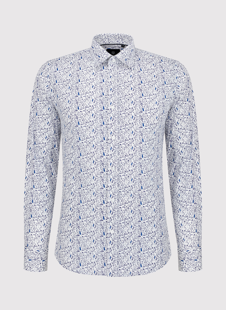 Vyriški marškiniai PANCHO PPLM9-1X-611-X