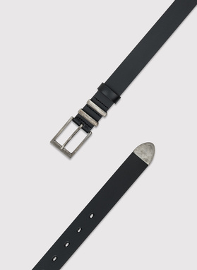 Odinis vyriškas diržas su metaliniu galu