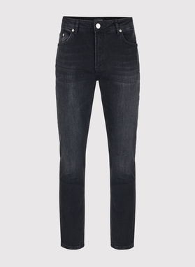 Juodos vyriškos džinsinės kelnės