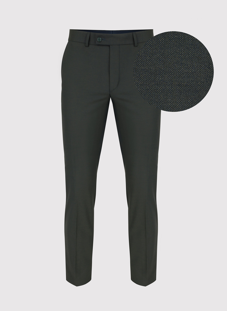 Žalios kostiuminės kelnės P22SF-6G-022-Z-S