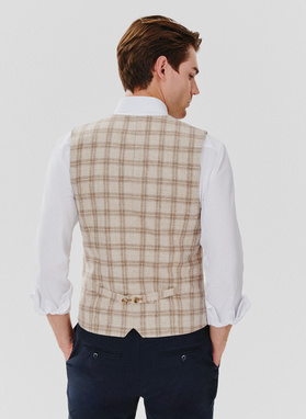 Languota vienaeilė vyriška liemenė