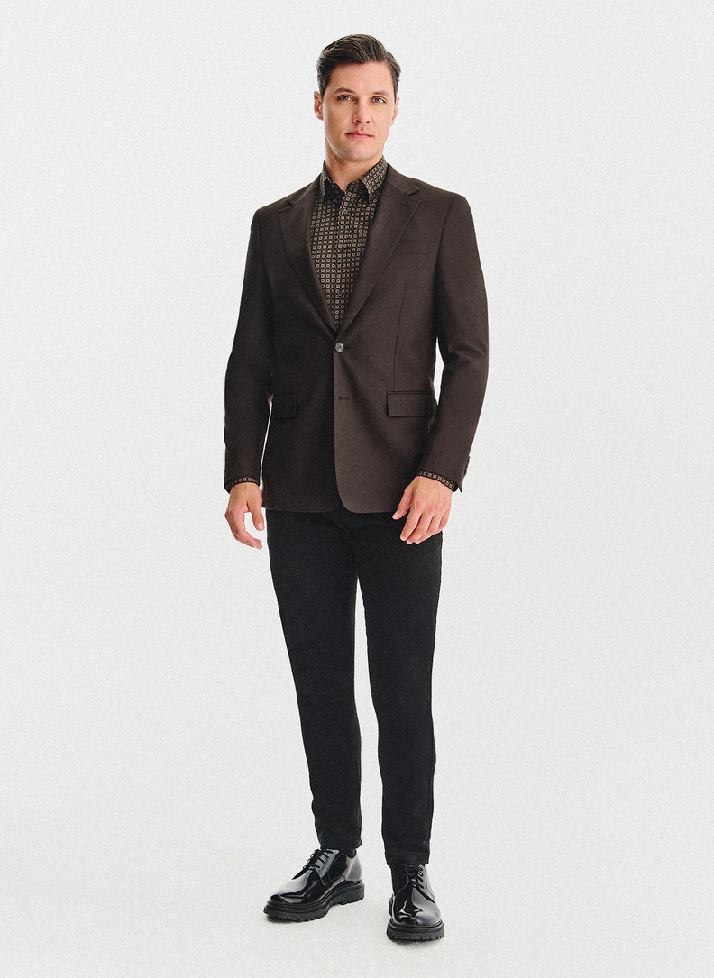 Bronzinis vyriškas švarkas