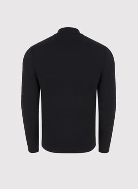 Juodas vyriškas pusgolfis