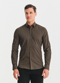 Rudi raštuoti marškiniai