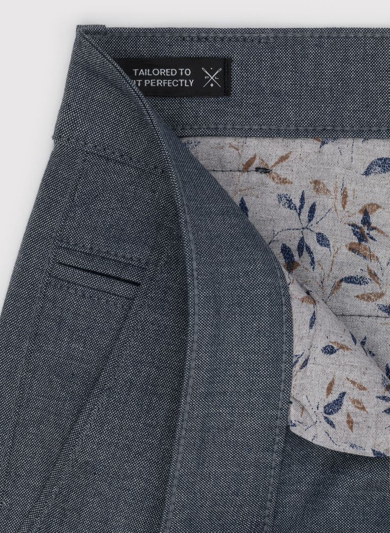 Tamsiai mėlynos vyriškos laisvalaikio kelnės