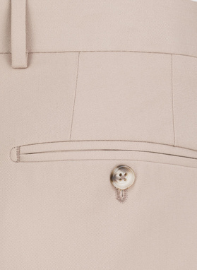 Smėlinės kostiuminės kelnės