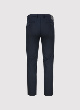 Tamsiai mėlynos spalvos vyriškos laisvalaikio kelnės