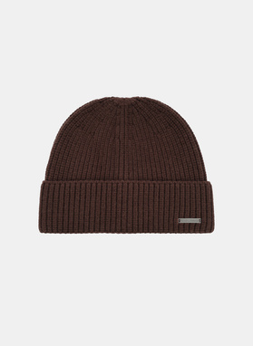 Ruda vilnonė vyriška kepurė