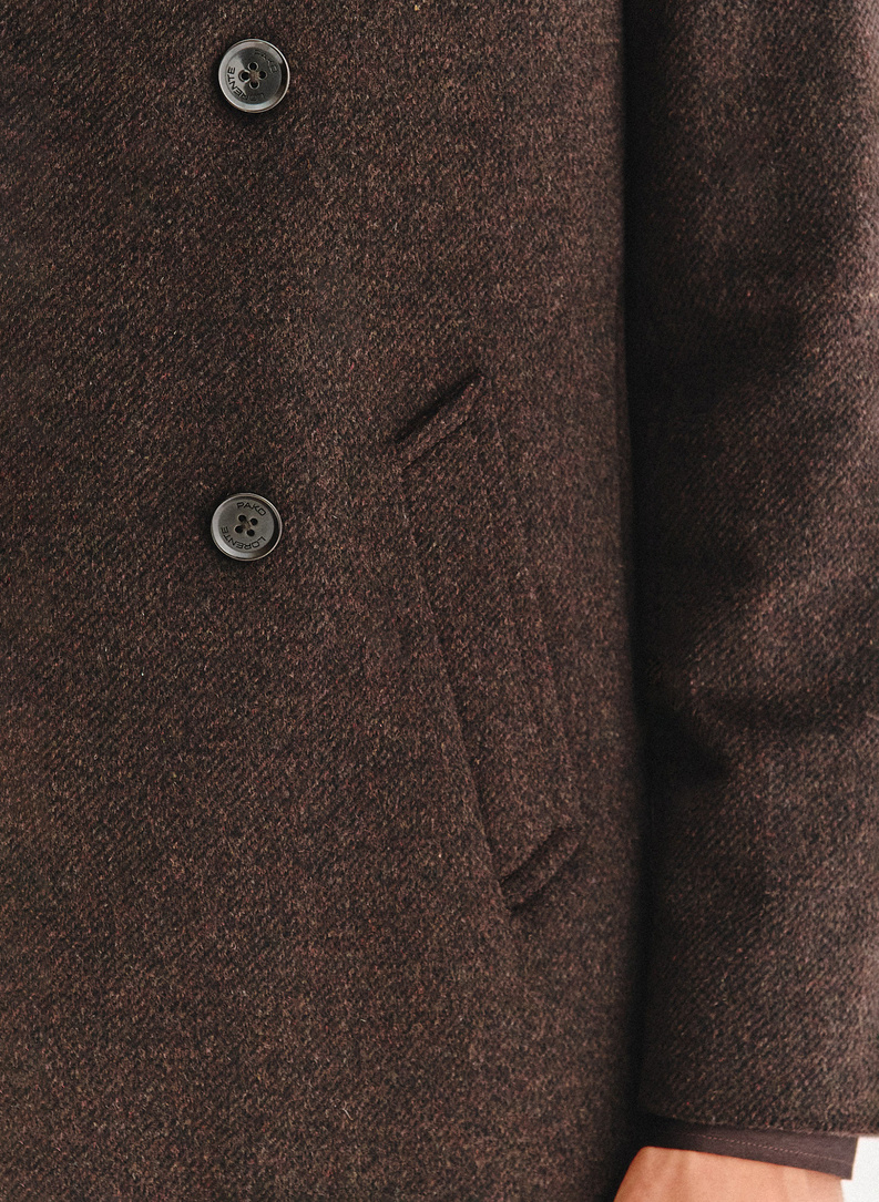 Rudas dvieilis vyriškas lietpaltis