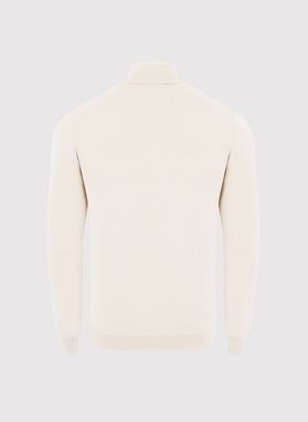 Baltas vyriškas golfas be raštų