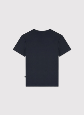 Tamsiai mėlyni vyriški T marškinėliai