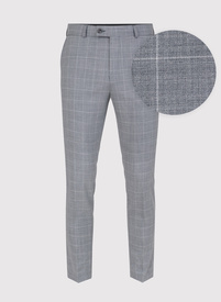 Pilkos kostiuminės kelnės su vilna