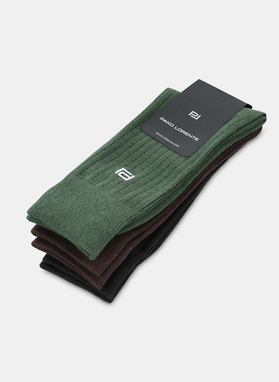 Vyriškų kojinių dryželiais komplektas