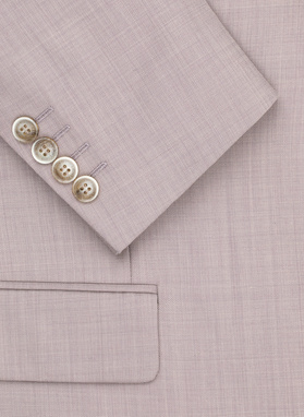 Lygus rožinis vyriškas kostiumas