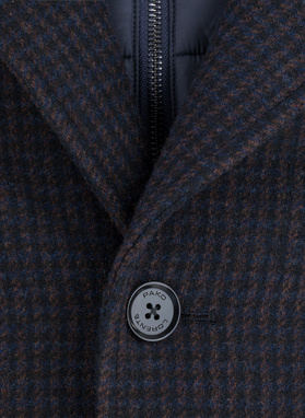 Bronzinis vyriškas lietpaltis smulkiais langais