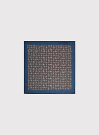 Dvipusė vyriška kišeninė nosinaitė su inkarais