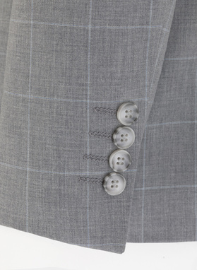 Pilkas kostiuminis švarkas P22SF-3G-009-S-S